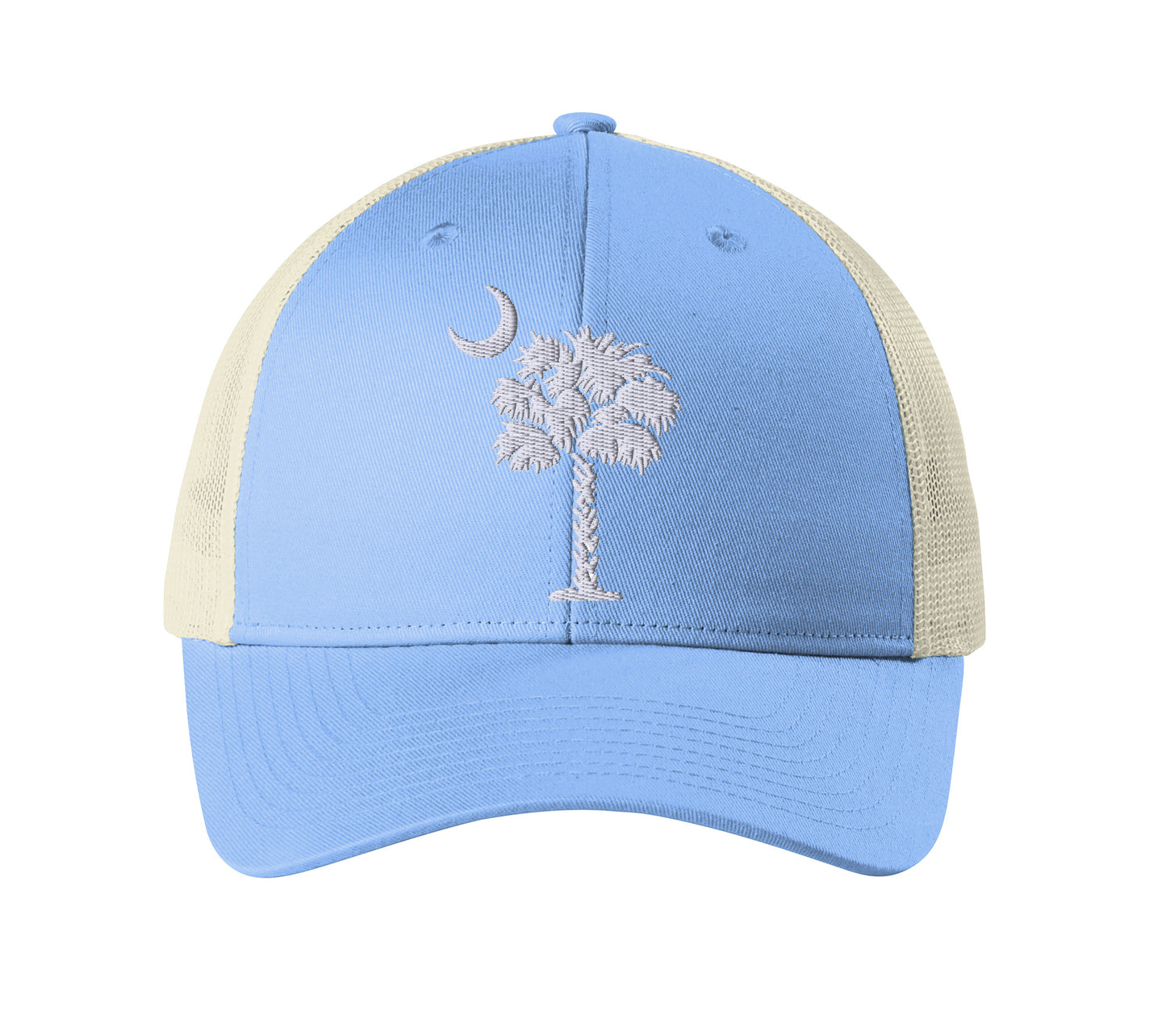 South Carolina Palmetto Tree Embroidered Trucker Cap Baseball Cap