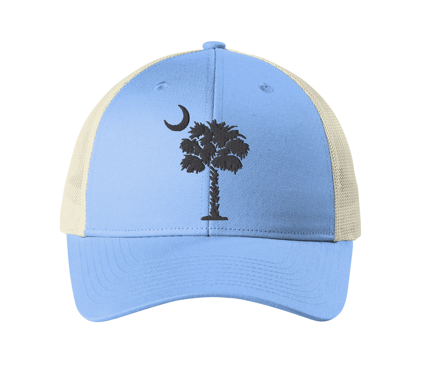 South Carolina Palmetto Tree Embroidered Trucker Cap Baseball Cap