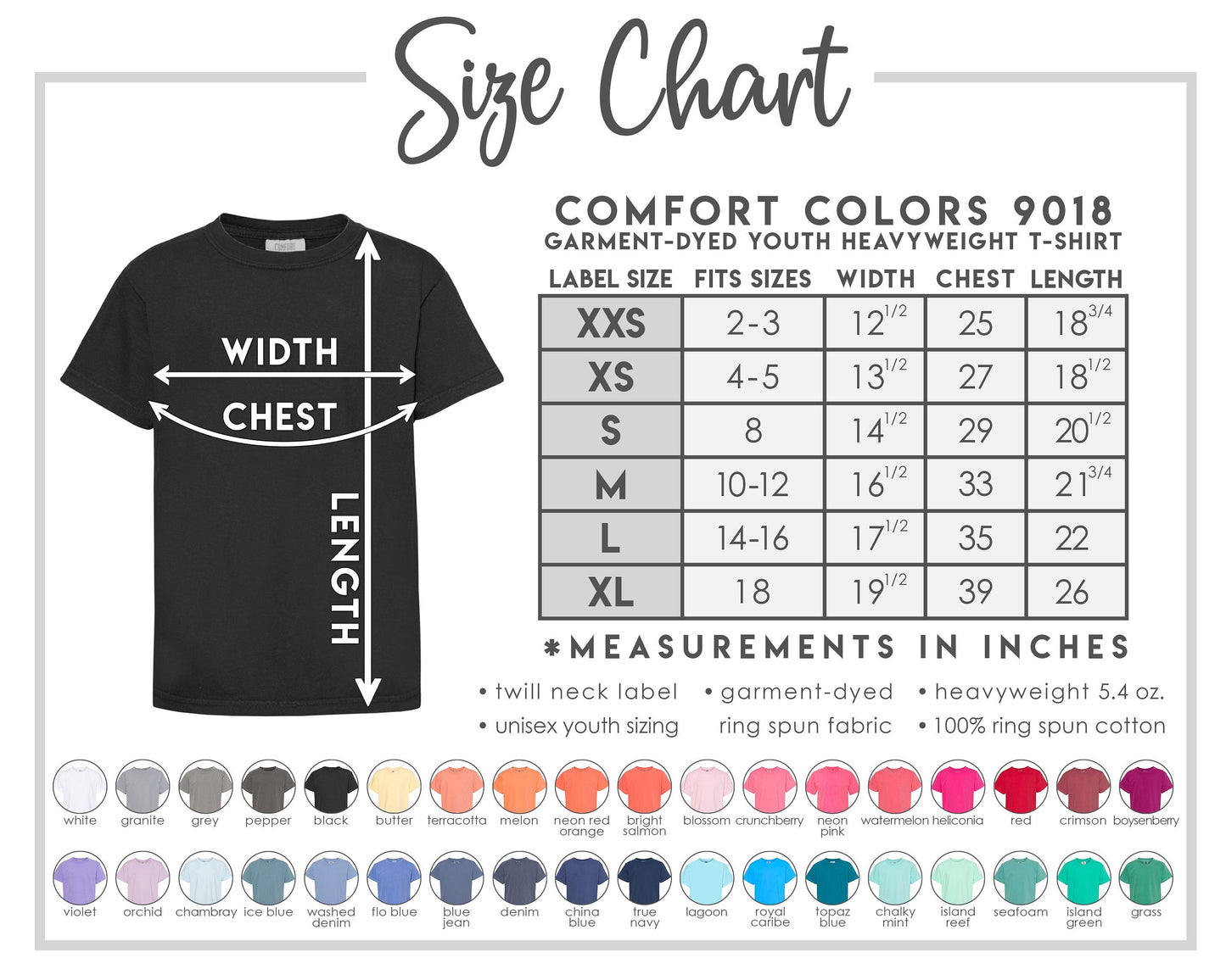 Comfort Colors Burlington Vermont Unisex Youth Short Sleeve T-Shirt, Custom T-shirt, Comfort Colors T-shirt