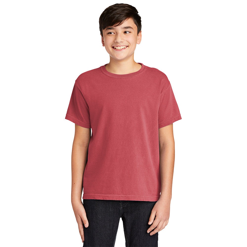 Comfort Colors Burlington Vermont Unisex Youth Short Sleeve T-Shirt, Custom T-shirt, Comfort Colors T-shirt