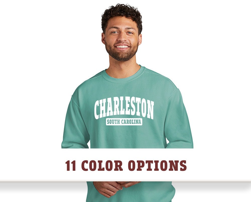 Comfort Colors Charleston South Carolina Unisex Sweatshirt