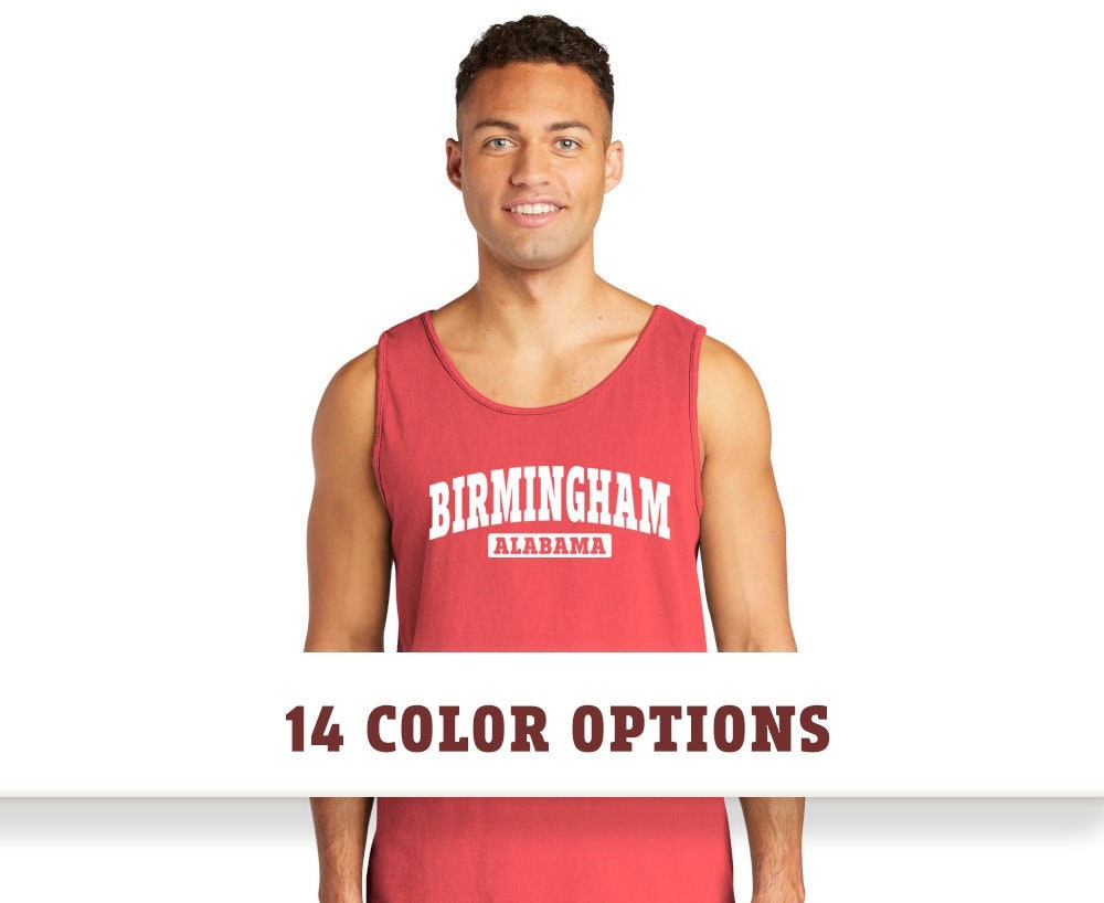 Comfort Colors Birmingham Alabama Unisex Tank Top T-Shirt
