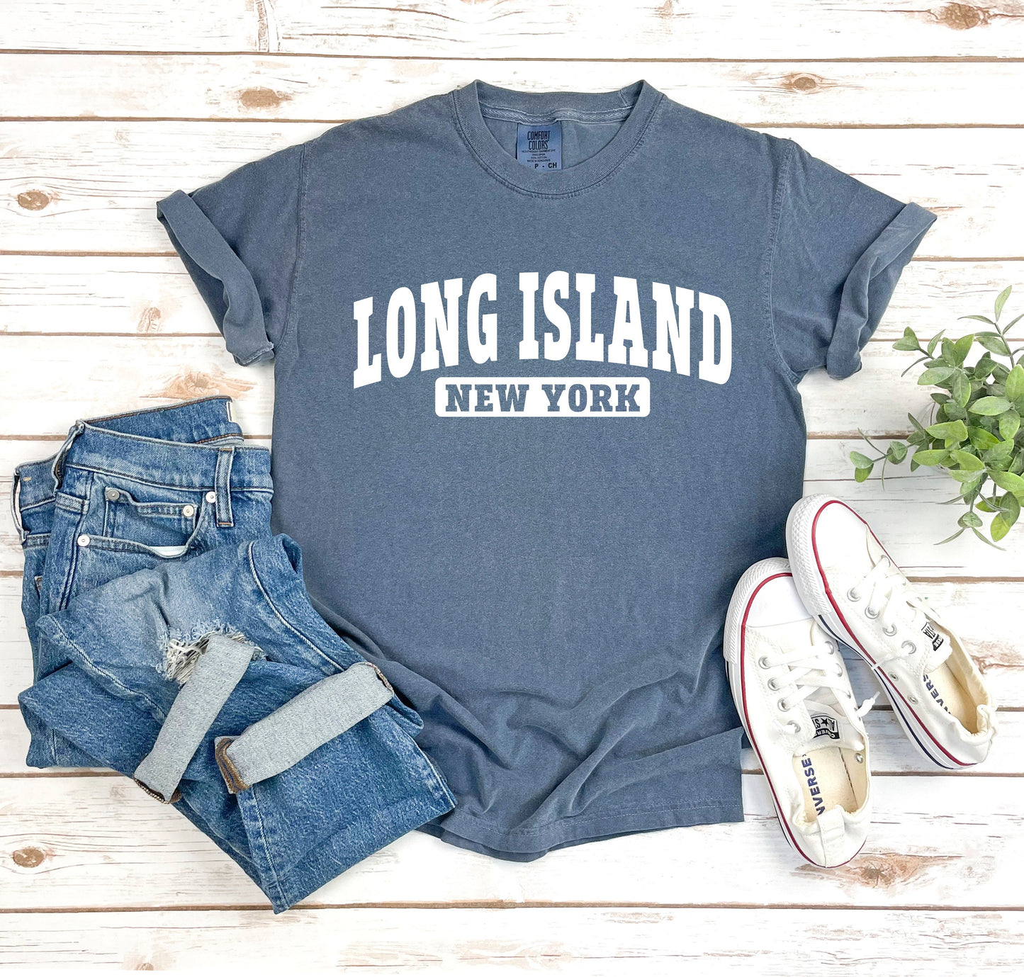 Comfort Colors Long Island New York Unisex Short Sleeve T-Shirt