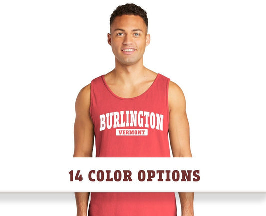 Comfort Colors Burlington Vermont Unisex Tank Top T-Shirt