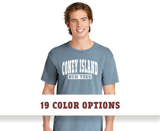 Comfort Colors Coney Island New York  Short Sleeve T-Shirt, Custom T Shirt, Comfort Colors T Shirt