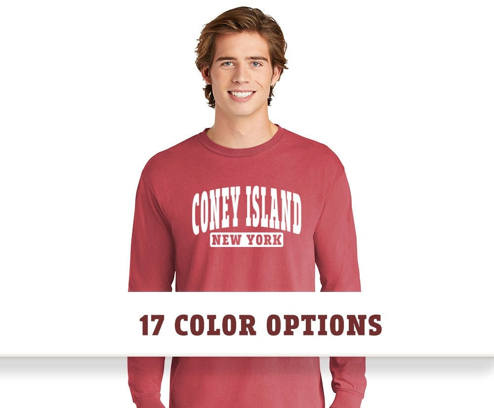 Comfort Colors Coney Island New York Long Sleeve T-Shirt