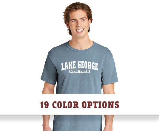 Comfort Colors Lake George New York Short Sleeve T-Shirt