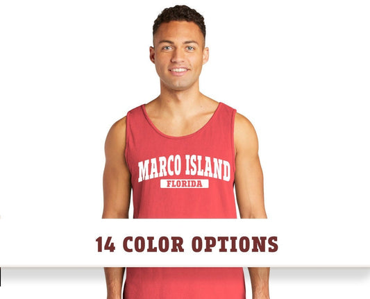 Comfort Colors Marco Island Florida Unisex Tank Top T-Shirt