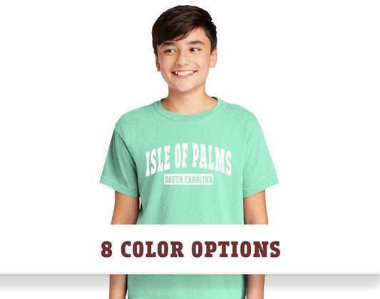 Comfort Colors Isle of Palms Unisex YOUTH Short Sleeve T-Shirt, Custom T-shirt, Comfort Colors T-shirt