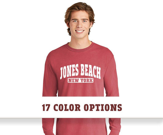 Comfort Colors Jones Beach New York Unisex Long Sleeve T-Shirt, Custom T-shirt, Comfort Colors T-shirt