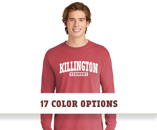 Comfort Colors Killington Vermont Unisex Long Sleeve T-Shirt, Custom T-shirt, Comfort Colors T-shirt