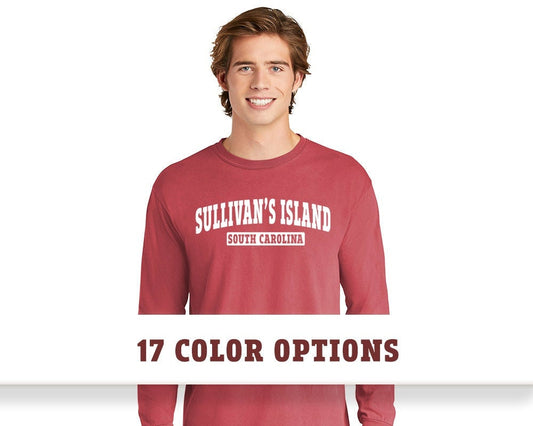 Comfort Colors Sullivan's Island South Carolina Unisex Long Sleeve T-Shirt