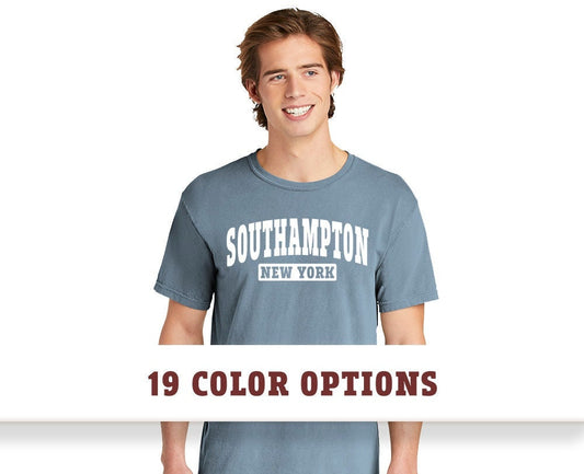 Comfort Colors Southampton New York Short Sleeve T-Shirt, Custom T shirt, Comfort Colors T shirt