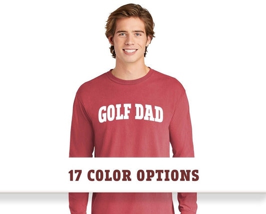 Comfort Colors Golf Dad Long Sleeve T-Shirt