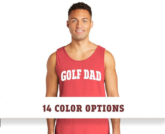 Comfort Colors Golf Dad Short Sleeve Short Sleeve Tank Top T-Shirt