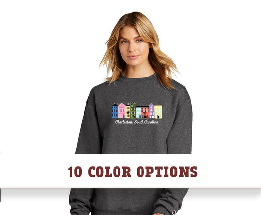 Champion Charleston South Carolina Rainbow Row Sweatshirt