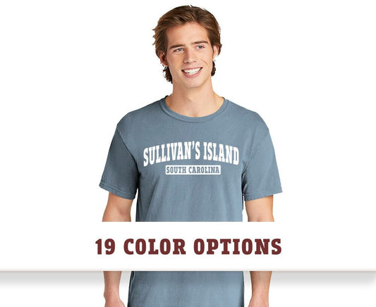 Comfort Colors Sullivan's Island South Carolina Short Sleeve T-Shirt, Custom T shirt, Comfort Colors T shirt