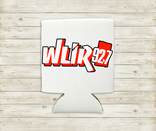 WLIR Radio White Can Cooler