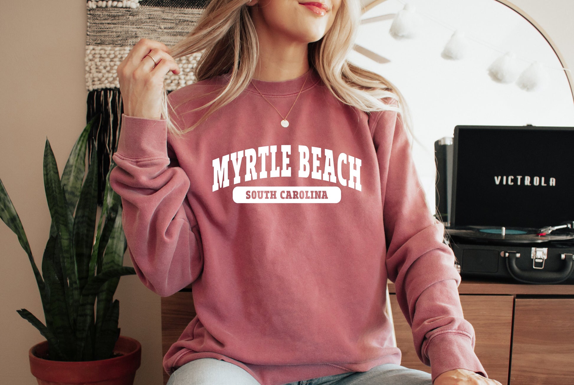 Myrtle Beach South Carolina Comfort Color sweatshirt