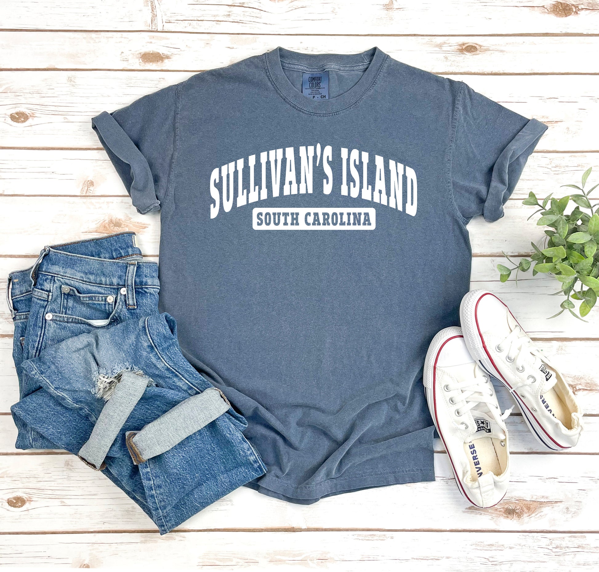 Sullivan's Island South Carolina Comfort Color short sleeve tshirt