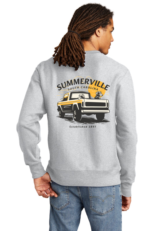 Summerville South Carolina Champion Sweatshirt Labs in Pickup Design